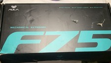 Aula F87 Wireless Mechanical Keyboard Salt White Blue 2.4GHz/Type-C/BT 5.0