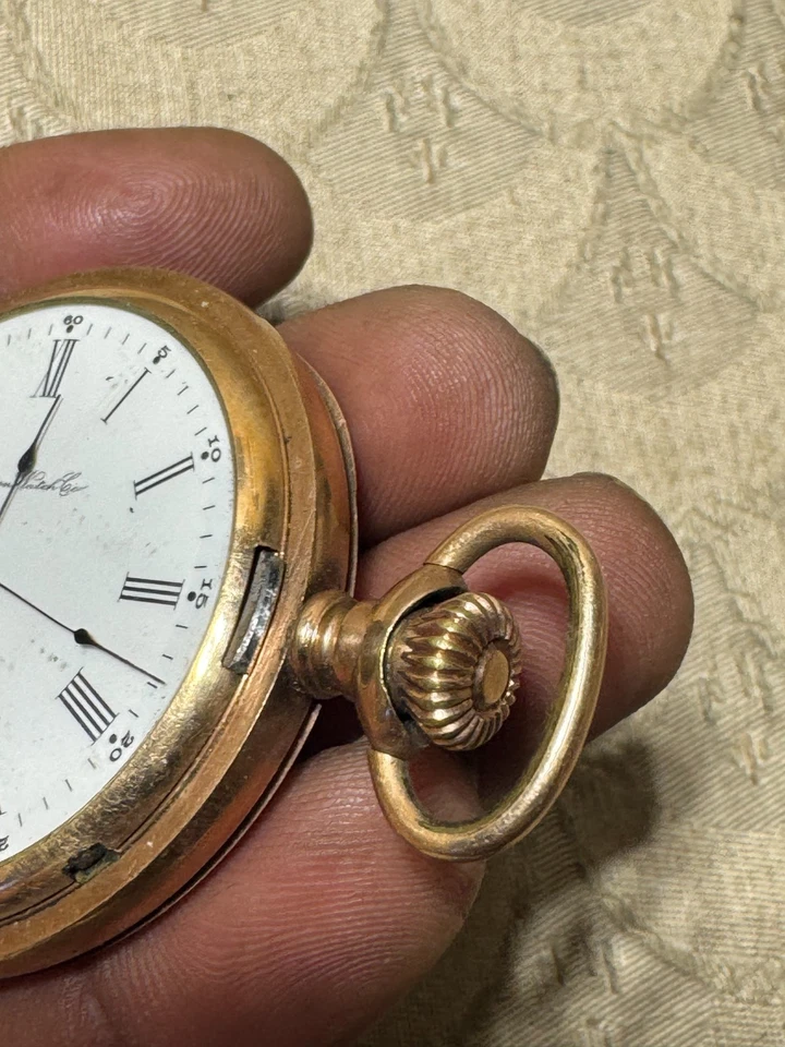 Reloj Bolsillo Hombre 1907 Hampden Watch Co 15 Jewel Grado 109 16S Foto 3 de 4