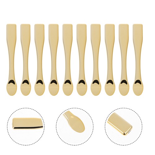 10pcs mini facial spatula Cosmetic Spoon Facial Massage Spoon Makeup Scoop - Picture 4 of 12