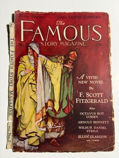 1926 THE FAMOUS STORY Magazine #7 VG 4.0 COVER ONLY F Scott Fitzgerald