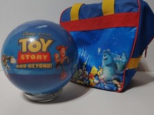 Disney Pixar TOY STORY Kid's 10lb Bowling Ball W/ BAG UNDRILLED Viz-A-Ball