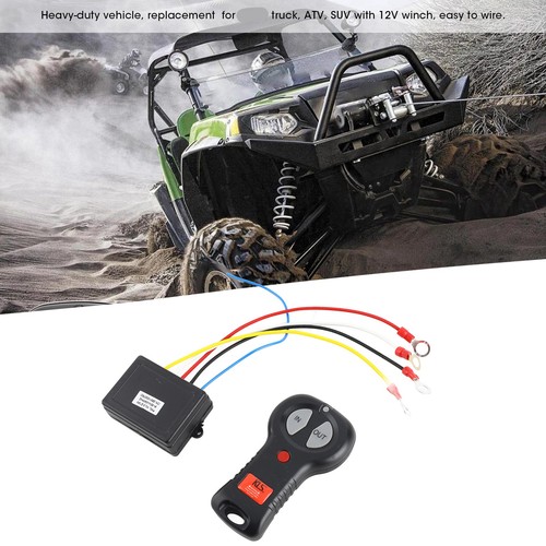 12V Winch Remote Control Set Wireless Electric Single Switch Heavy Duty - Picture 2 of 12