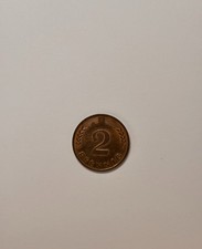 2 Pfennig M&uuml;nze BRD 1967 J (Hamburg)