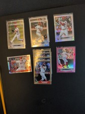 Anaheim Angels Topps Chrome Card Lot. Refactor, Parallel, Rookie, Wood