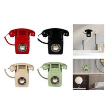 Retro Landline Phone Wall Mount Dining Room Old Fashioned