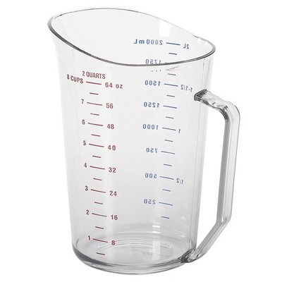 Cambro 200MCCW135 Camwear Clear 2 Qt. Measuring Cup