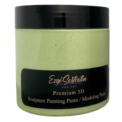 Ezgi Sertcetin 3D Sculpture Painting Paste|Texture Paste 6oz (Pistachio)