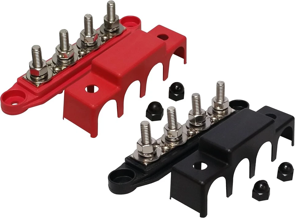 Red & Black Bus Bar - Power Distribution Block - Image 4 of 4