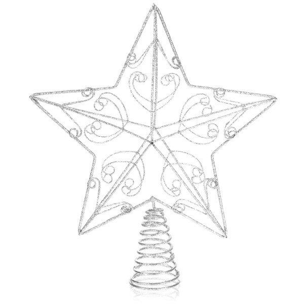 Deko Stern Weihnachten - Weihnachtsdekoration Stern Aus Metall - 30,5Cm-image
