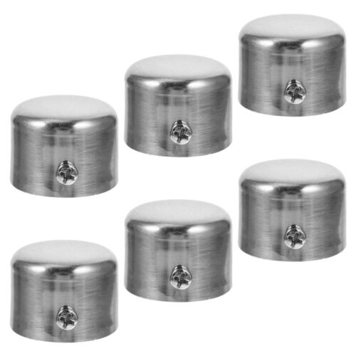 6pcs Convenient Curtain Rod Ends Curtain Rod Curtain Pole Plugs