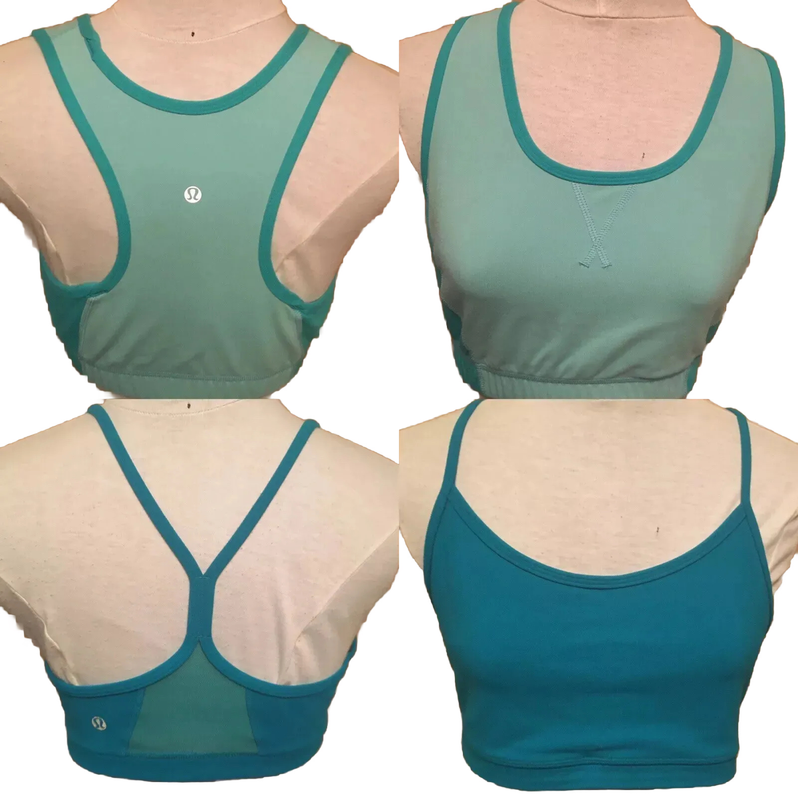 Lululemon Sports Bra & Flow Y Woman Size 8 Active Wea… Gem