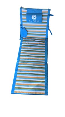 Picnic Time ONIVA Beachcomber Portable Beach Chair Mat & Tote 
