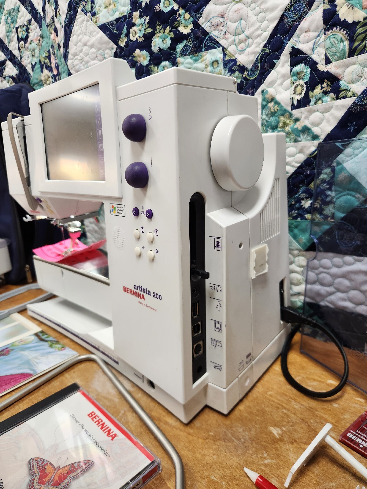 Bernina Artista 200 Sewing/Embroidery, serviced, Shipping included! eBay