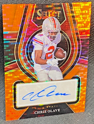 2022 PANINI SELECT DP F.O.T.L. #2 CHRIS OLAVE ROOKIE AUTO JERSEY # MATCH 02/30