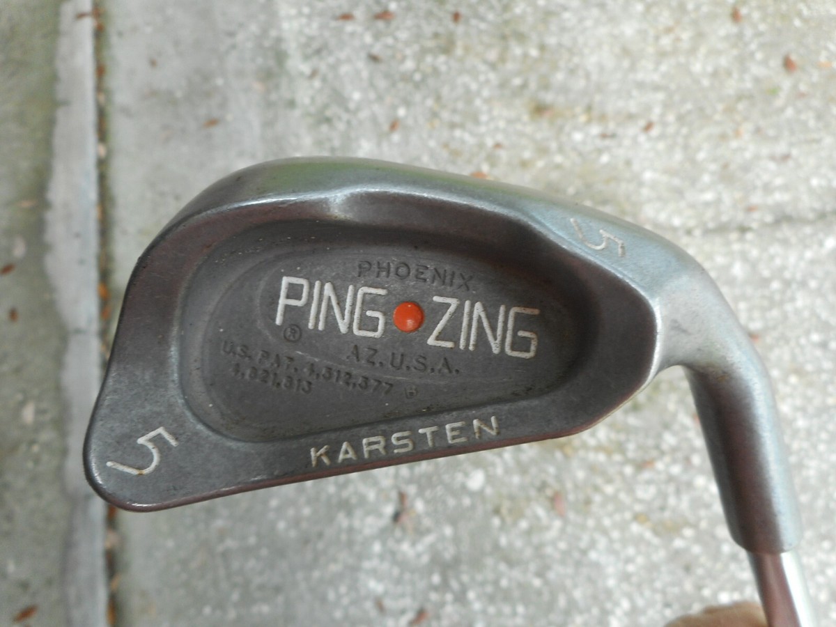 Ping Zing 5 Iron Orange Dot | eBay