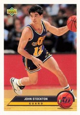 Upper Deck John Stockton McDonald's 1992-93 #P41