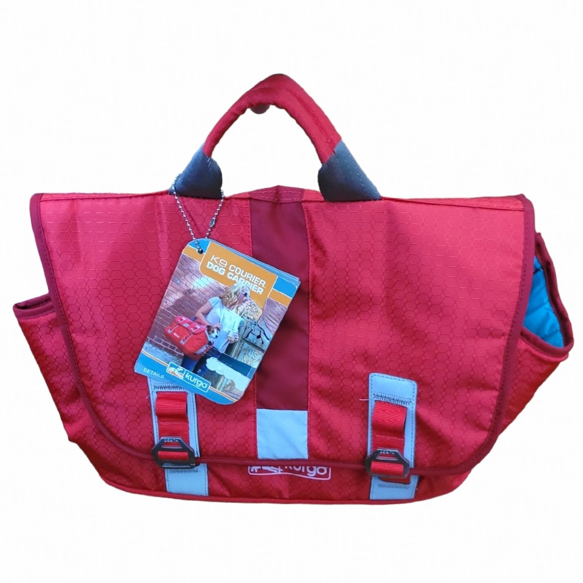 kurgo k9 Courier dog carrier Red Pet Carrier/Booster Travel Bag NO