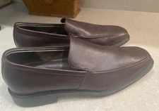 ROCKPORT Classic Lite Venetian Slip On Loafers Mens Leather Shoes 10.5 M BROWN