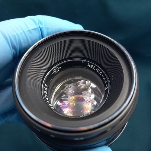 ¡Bonito! Lente de montaje Helios 44-2 f/2 58 mm M42 URSS #80147347 + tapa frontal - Imagen 3 de 18