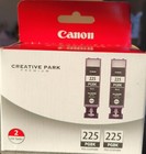 Genuine Canon Pgi225 2-Pack Black Ink: Mg5120/5220/6120/8120 Mx882 iP4820 iX6520