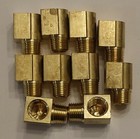 BRASS STREET Elbow Fitting 90 Degree 1/8" NPT Pipe Thread QTY 10