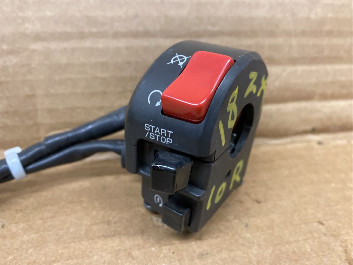 2018 Kawasaki Ninja ZX10R Right side handlebar switch, start 2018 Kawasaki Ninja ZX10R Right side handlebar switch, start