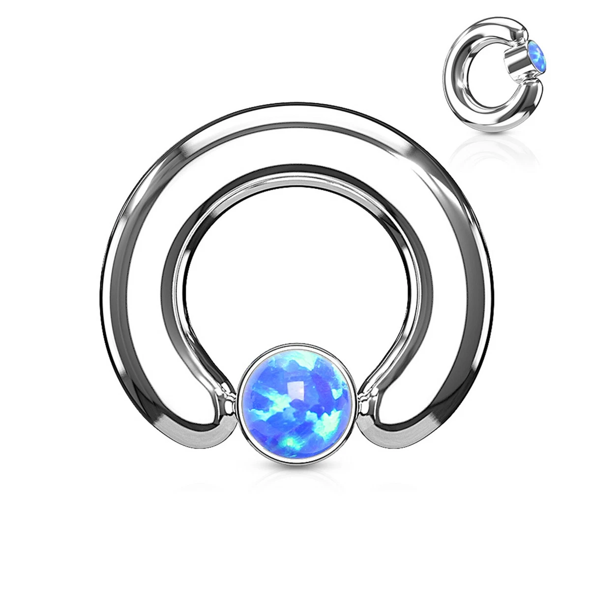 Captive Nipple Ring Heavy 10 Gauge 1 2
