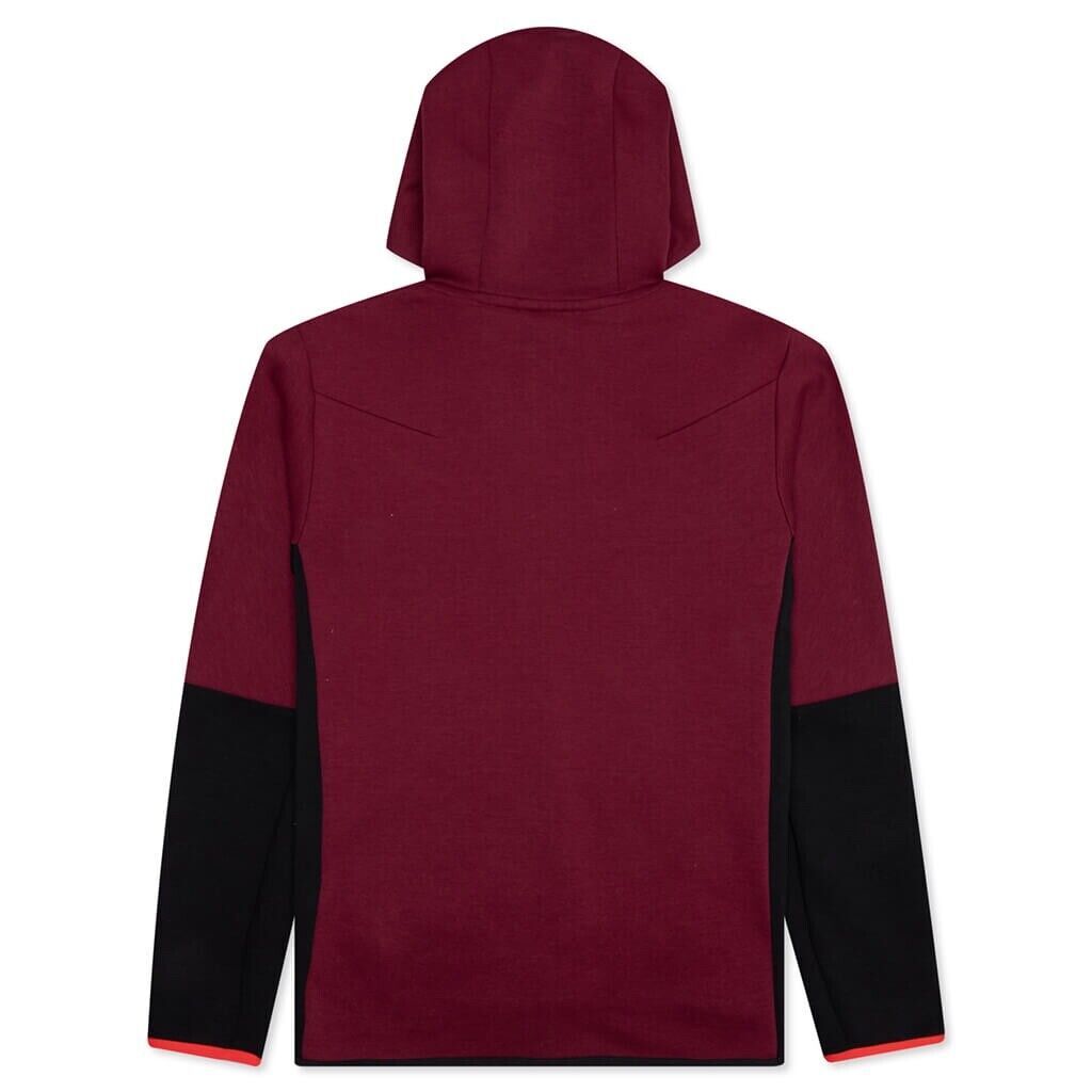 Nike Sportswear Tech Fleece Full-Zip Hoodie Dark Beetroot Sz Nike Sportswear Tech Fleece Full-Zip Hoodie Dark Beetroot Sz