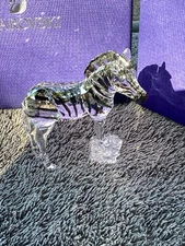 2021 Swarovski Crystal Elegance of Africa SCS  Small  Zebra  5600649-SIGNED