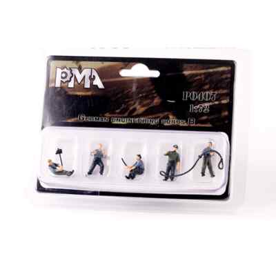 PMA 1:72 German Engineering Corps - 5 Figures Engine maintenance engineer-P0407 