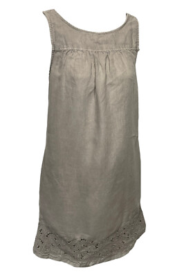 a line shift dress Gwynn Shift Dress in Blue Oxford XL main image 0