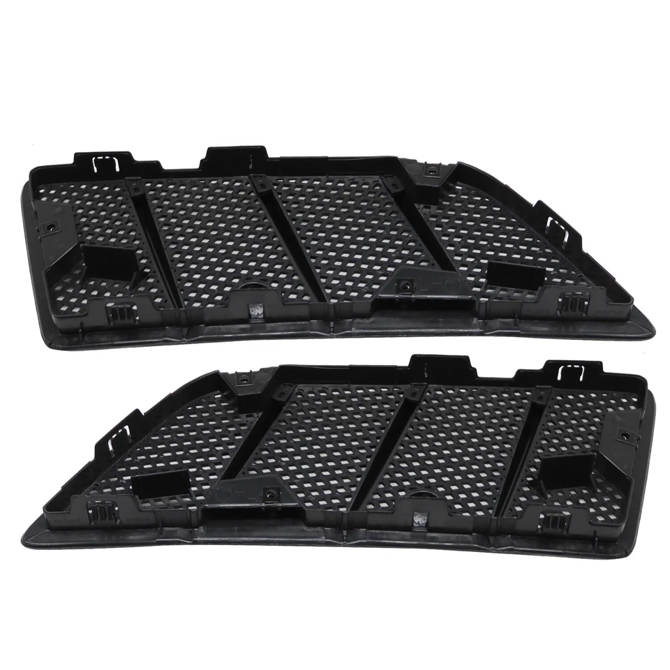 Pair Hood Air Vent Grille Cover For 08-11 Mercedes-Benz W164 GL ML Class 350 450 - Image 3 of 4