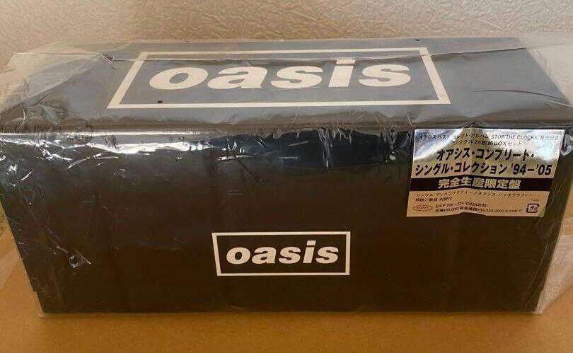 OASIS COMPLETE SINGLES COLLECTION 1994-2005 25 CD JAPAN BOX OASIS COMPLETE SINGLES COLLECTION 1994-2005 25 CD JAPAN BOX