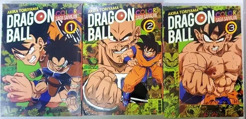 Dragon Ball Color Saga Saiyajin, al 3, Manga en
