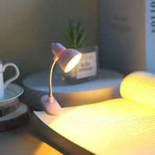 Portable Clip-On Reading Lamp Eye-Friendly Warm & Bright Light with Long-Lasting