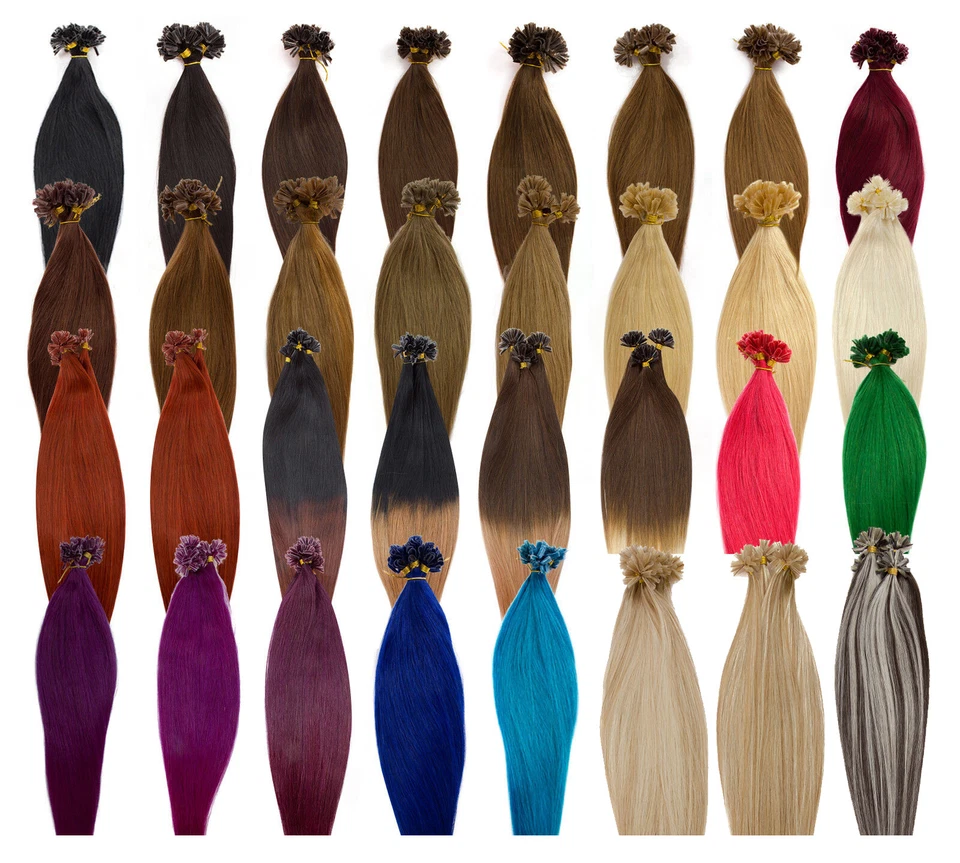 Remy Echthaar Strähnen, Extensions, Haarverlängerung - 45cm 50cm 60cm 0,5g 1g