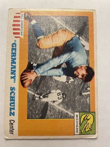 Adolph Schulz #87 1955 Topps All American card