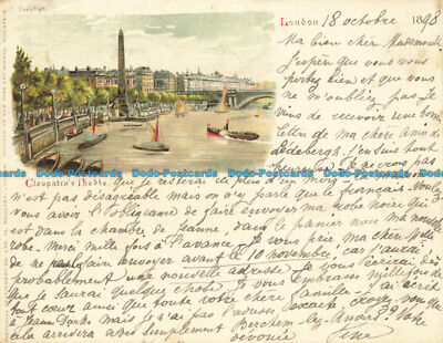 R647463 London. Kleopatra Nadel. Bildbriefpapier. 1898
