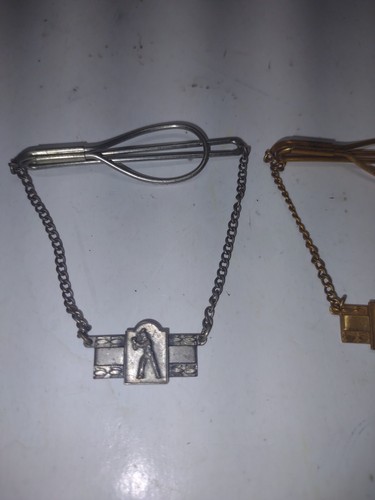 2 Vintage Antique BASEBALL TIE TACK CLIP 1950, 52, Mound City H.C. - Picture 4 of 4