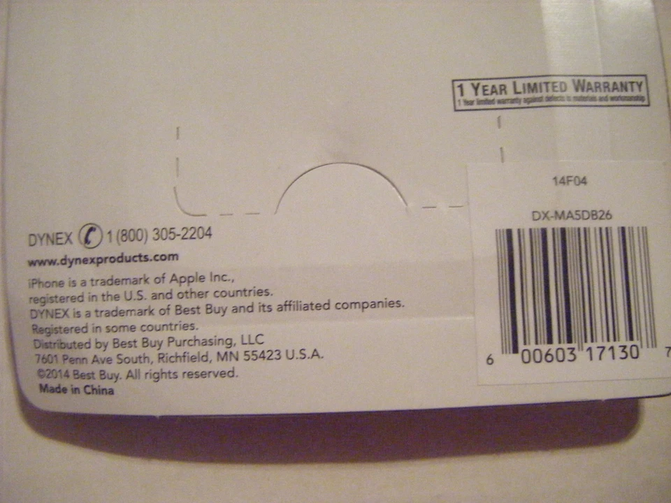 Funda DYNEX AZUL BLANCO VERDE AZULADO Rayas Apple iPhone 5/5S NUEVA EN CAJA Cubierta Dura Ajustada Foto 2 de 2