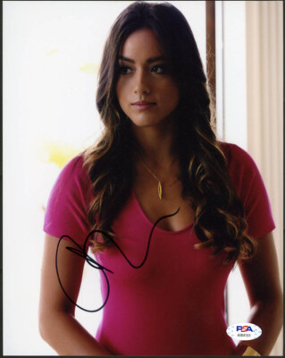 Chloe Bennet SIGNED 8x10 Photo Skye Marvel Agents of SHIELD PSA