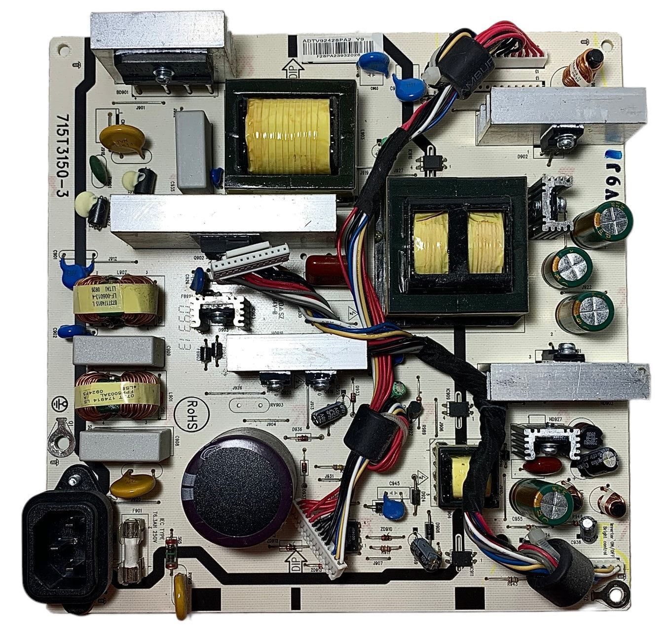 KIT RIPARAZIONE PSU TV LG 32LK500BPLA Mod. 715G7801 P01 W15 0H2S EUR 17