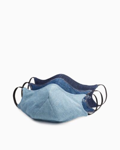 LCJ Denim Eco Firendly Denim Face Mask Face Protection Washable Cover - Picture 1 of 1