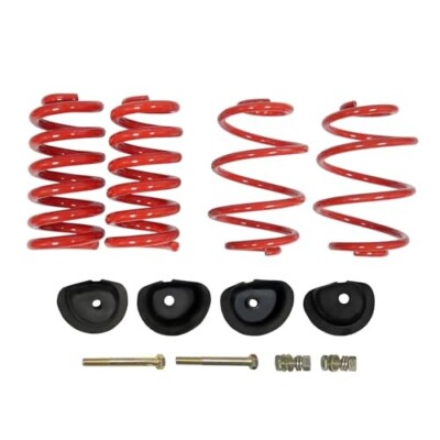Touring Tech Lowering Springs /Retainers 3''F /5''R For 63-86 Chevrolet C10 Black