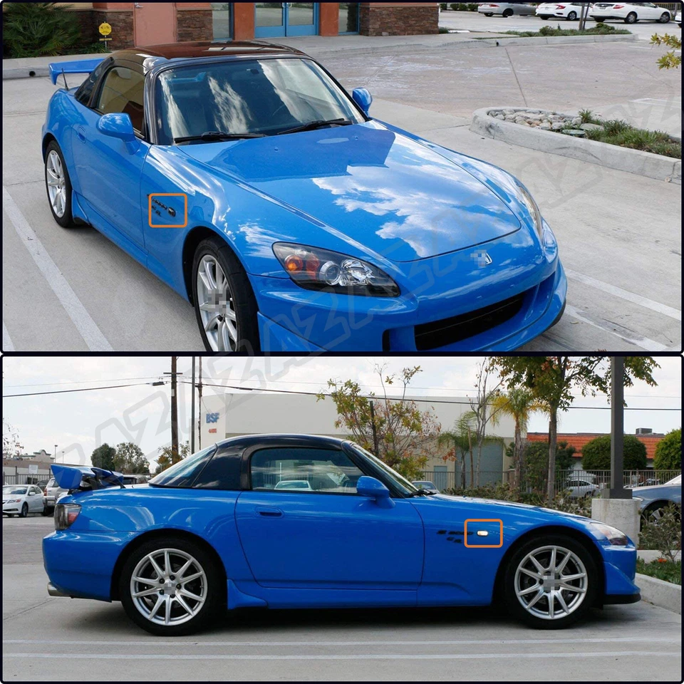 OE Side Fender Marker Turn Signal Light Smoke FOR Honda S2000 Prelude CRX Civic Foto 3 de 4