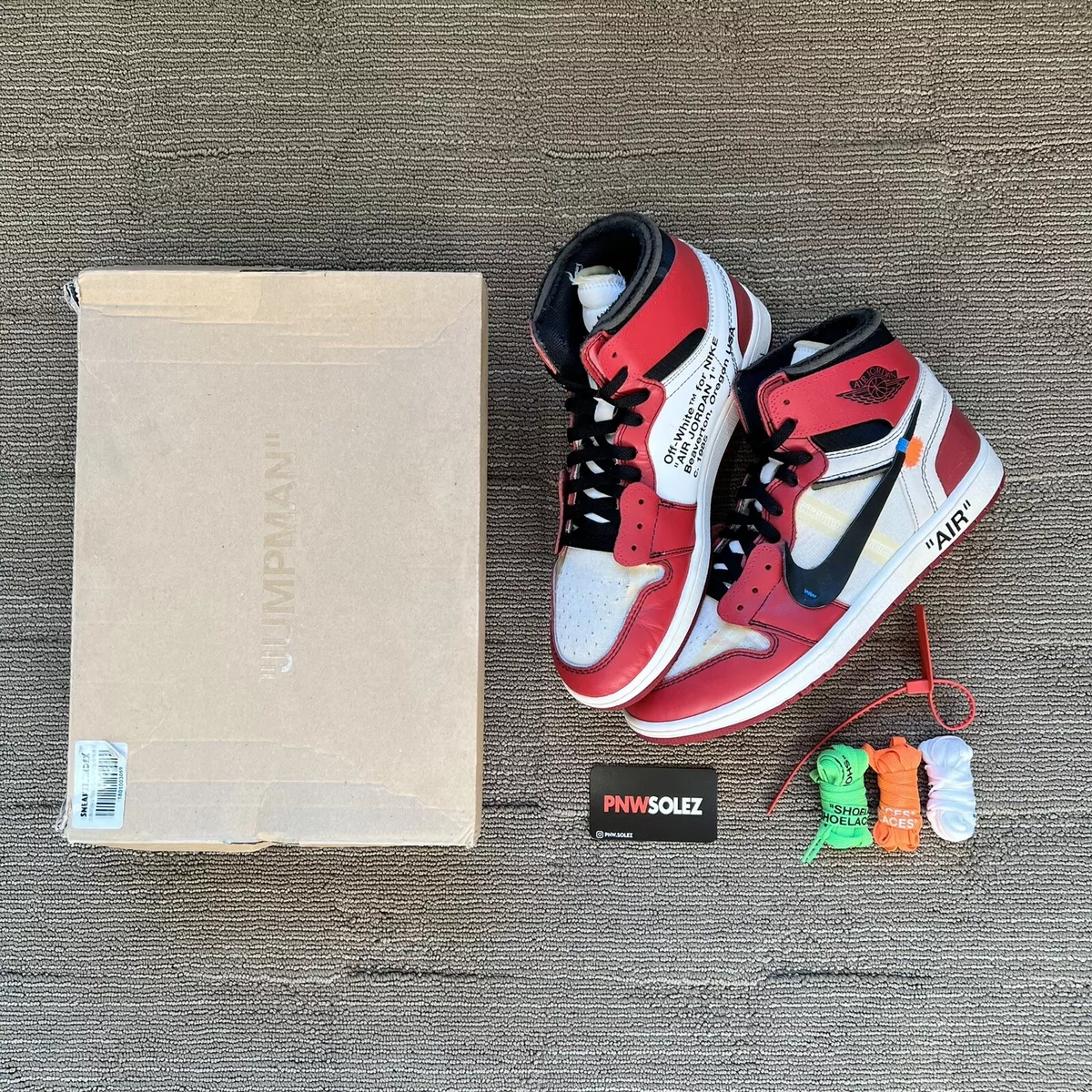 Jordan 1 Retro OG x Off-White High Chicago for Sale, Authenticity  Guaranteed