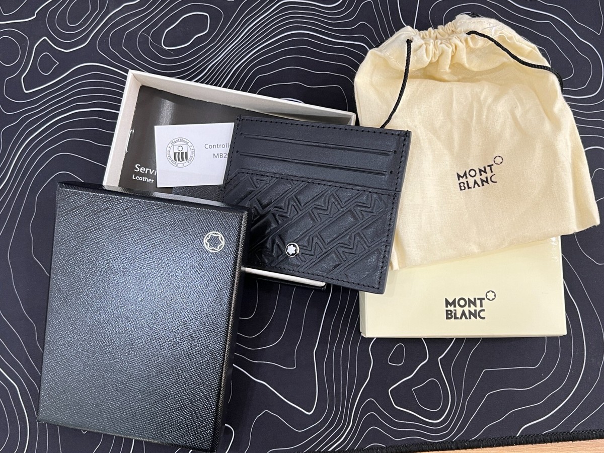 Montblanc Meisterstück Sartorial Credit Card Holder - Black Montblanc Meisterstück Sartorial Credit Card Holder - Black