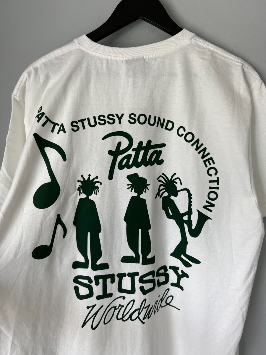【Stussy】 Stussy x Patta Sound Connection T-Shirt White Stussy x Patta 'Sound Connection' T Shirt in White Size M