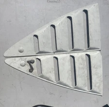 74-78 Ford Mustang II COBRA Rear Side Quarter Window Louvers PLASTIC ORIGINALS
