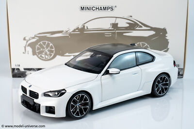 Minichamps 1:18 BMW M2 White 2022 - Diecast Model | eBay